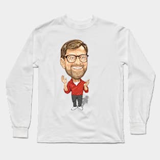 Jurgen kloop Cartoon Long Sleeve T-Shirt